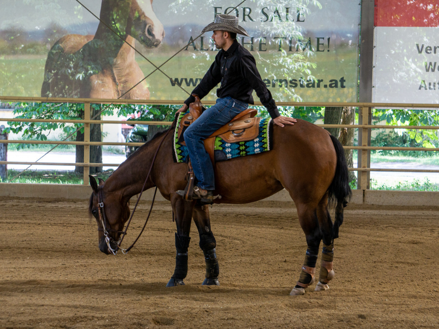 PK Performance Horses Training, showing and starting of reining horses