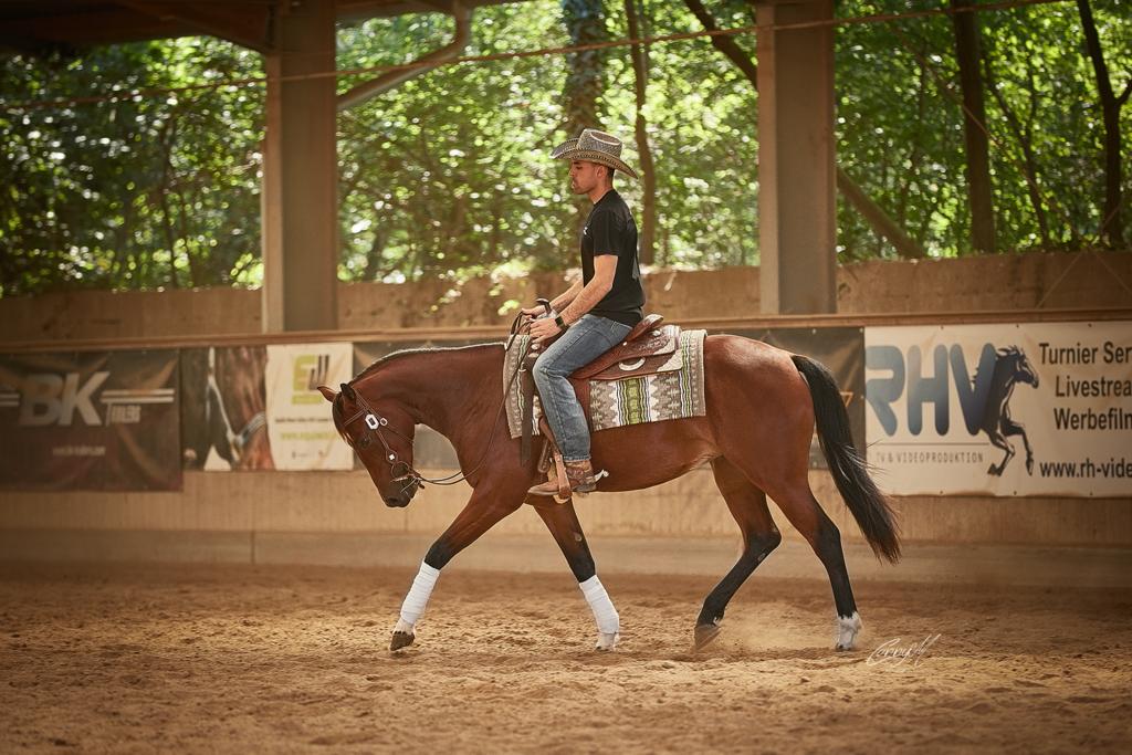 PK Performance Horses Training, showing and starting of reining horses